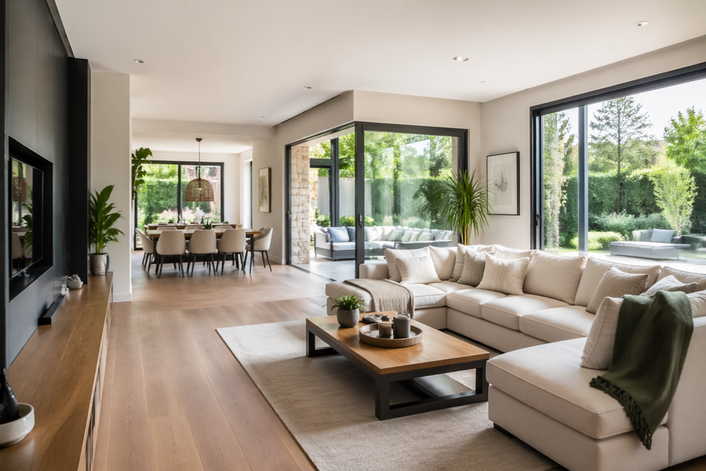 Intérieur lumineux maison Gannat